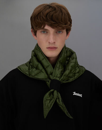 LAMINAR SCARF IN QUILTED RIPSTOP Greener Pastures