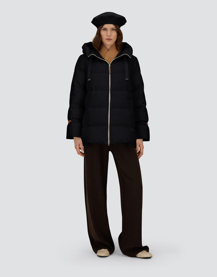 JACKET IN BI-STRETCH LUREX WOOL Black
