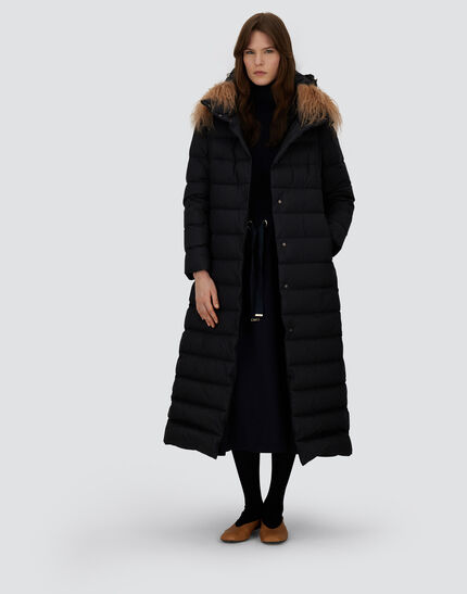 LONG ECOAGE JACKET Navy Blue