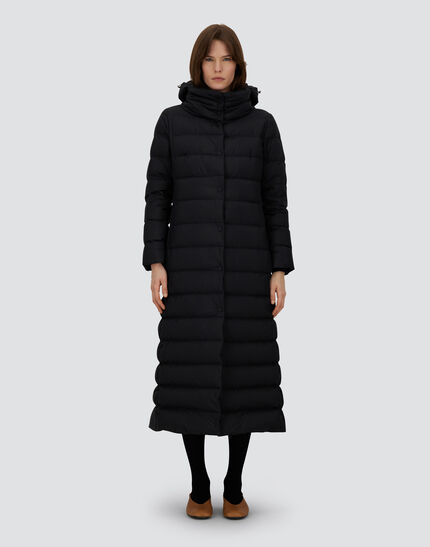 LONG ECOAGE JACKET Navy Blue