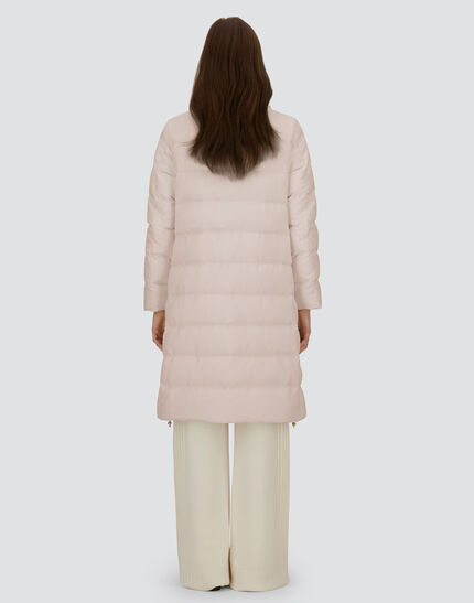 LONG JACKET IN CASHMERE, SILK AND SATIN Chantilly 5 LONG JACKET IN CASHMERE, SILK AND SATIN Chantilly