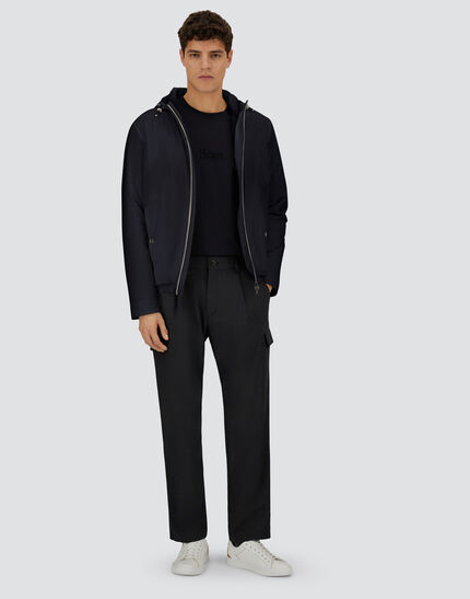 RESORT JACKET IN TRAVEL NYLON PONENTE Dark Blue