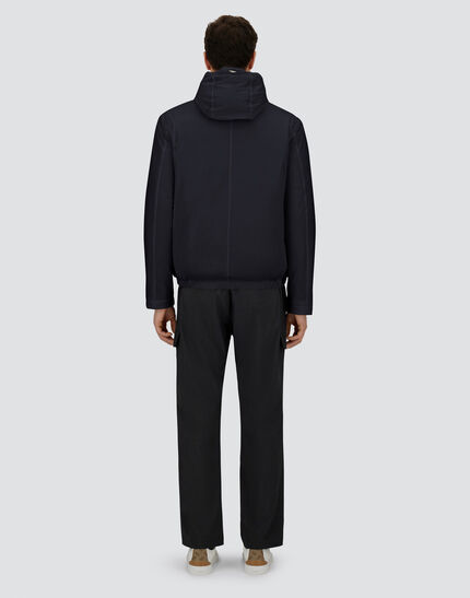 RESORT JACKET IN TRAVEL NYLON PONENTE Dark Blue