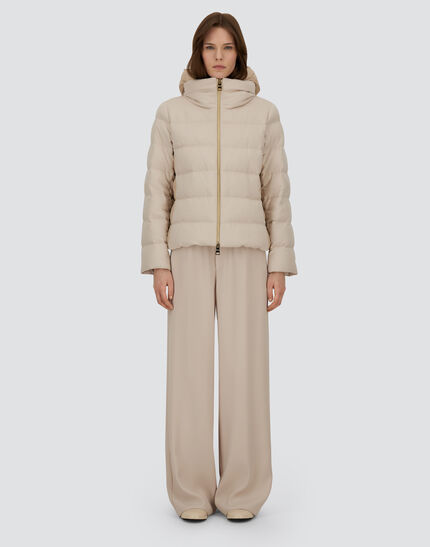 CAPE IN CASHMERE, SILK AND SATIN Chantilly