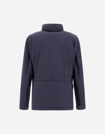 FIELD JACKET IN CRINKLE NYLON Navy Blue 7 FIELD JACKET IN CRINKLE NYLON Navy Blue