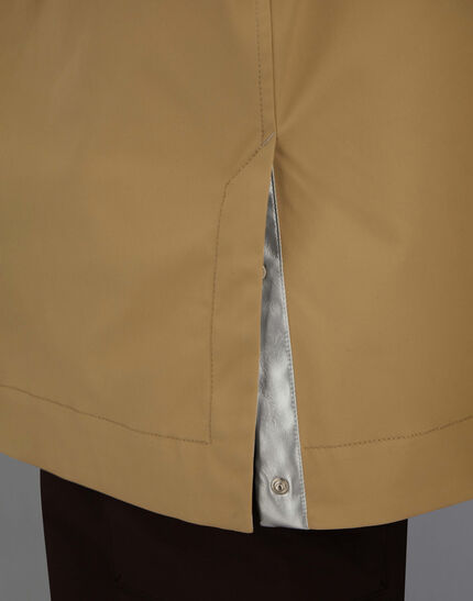 LAMINAR PARKA IN TWILL 2LAYER METALLIC Camel