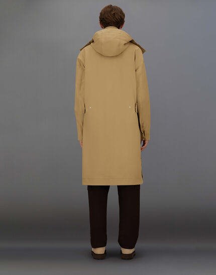 LAMINAR PARKA IN TWILL 2LAYER METALLIC Camel