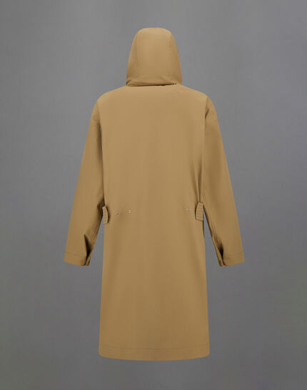 LAMINAR PARKA IN TWILL 2LAYER METALLIC Camel