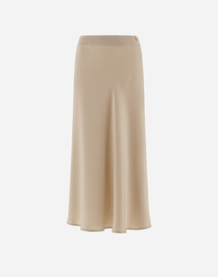 RESORT SKIRT IN ENVERS SATIN Chantilly