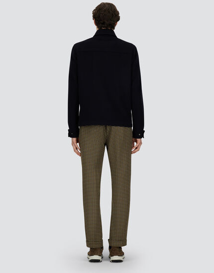 SHIRT IN NEW WOOL CASHMERE Navy Blue 4 SHIRT IN NEW WOOL CASHMERE Navy Blue