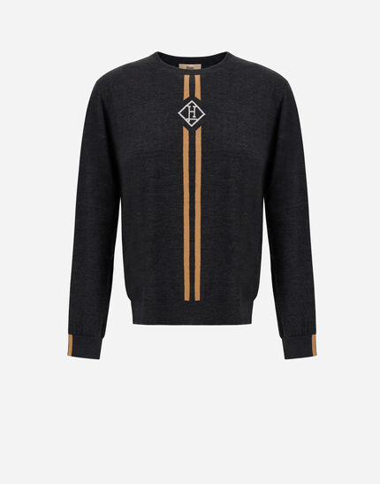 WOMEN'S BRUSHED WOOL SWEATER Grey