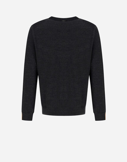 WOMEN'S BRUSHED WOOL SWEATER Grey
