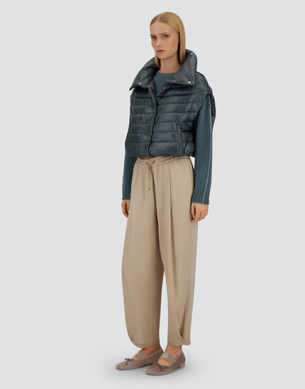 RESORT VEST IN NYLON ULTRALIGHT Midnight Teal