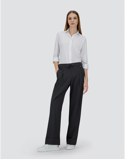 WOMEN'S EASY SUIT STRETCH TROUSERS Iron 2 WOMEN'S EASY SUIT STRETCH TROUSERS Iron