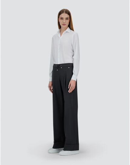 WOMEN'S EASY SUIT STRETCH TROUSERS Iron 6 WOMEN'S EASY SUIT STRETCH TROUSERS Iron