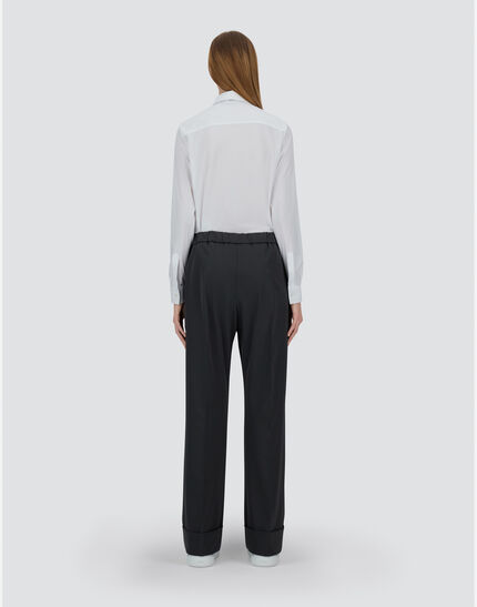 WOMEN'S EASY SUIT STRETCH TROUSERS Iron 7 WOMEN'S EASY SUIT STRETCH TROUSERS Iron