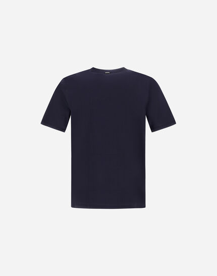 RESORT T-SHIRT IN COTTON SILK JERSEY Navy Blue 3 RESORT T-SHIRT IN COTTON SILK JERSEY Navy Blue