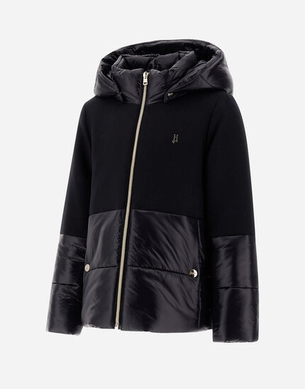CAPE IN ECOWOOL AND NYLON ULTRALIGHT Black