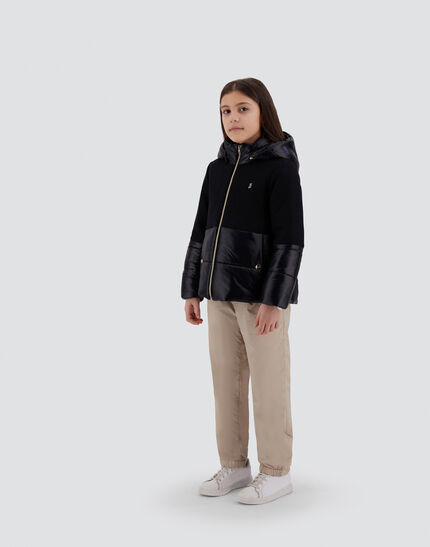 CAPE IN ECOWOOL AND NYLON ULTRALIGHT Black