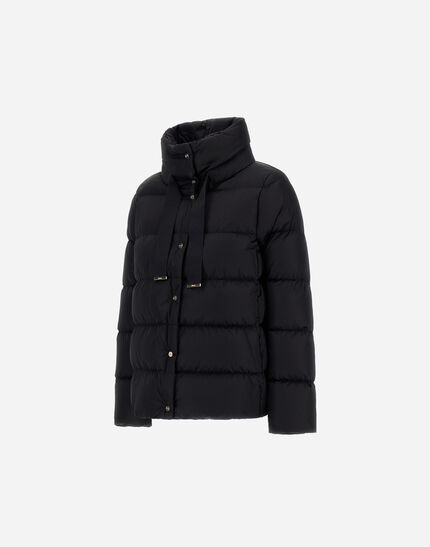 CAPPA IN SATIN Black