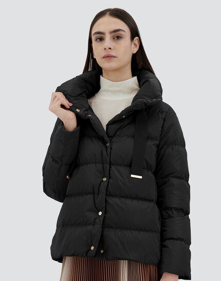 CAPPA IN SATIN Black