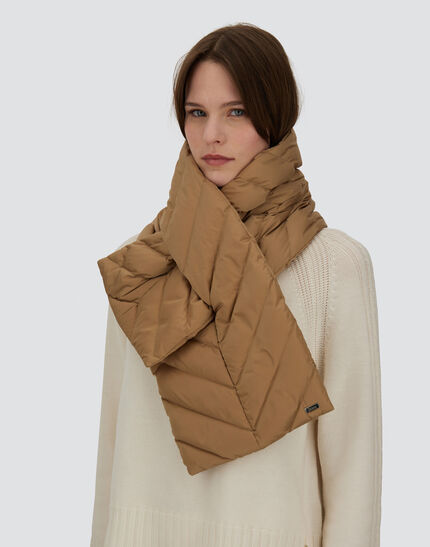 SCARF IN SATIN Camel 3 SCARF IN SATIN Camel