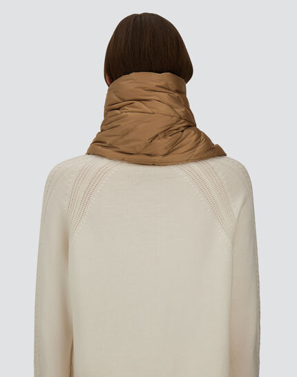 SCARF IN SATIN Camel 4 SCARF IN SATIN Camel