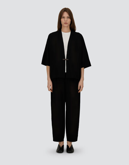 CARDIGAN IN PONTE ROMA JERSEY Black 4 CARDIGAN IN PONTE ROMA JERSEY Black