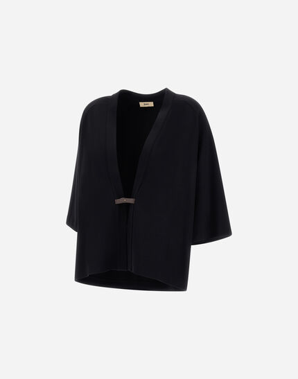 CARDIGAN IN PONTE ROMA JERSEY Black 6 CARDIGAN IN PONTE ROMA JERSEY Black