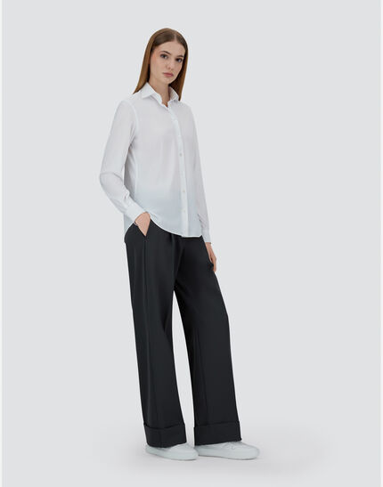 WOMEN'S SHIRT MADE OF SPRING ULTRALIGHT SCUBA White