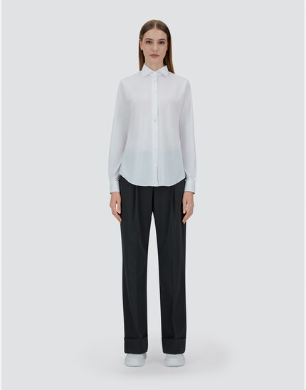 WOMEN'S SHIRT MADE OF SPRING ULTRALIGHT SCUBA White 5 WOMEN'S SHIRT MADE OF SPRING ULTRALIGHT SCUBA White