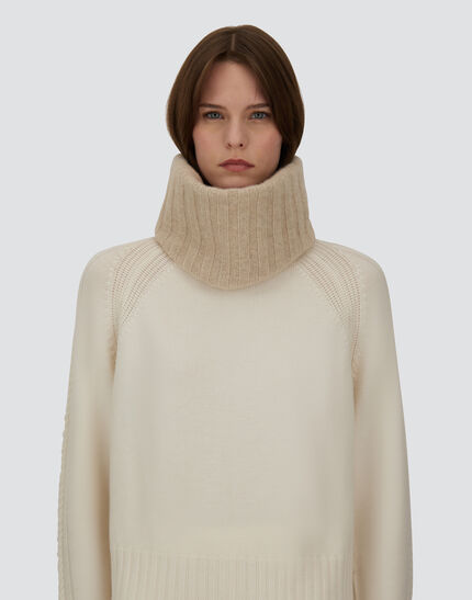 NECK WARMER IN PURE CASHMERE Chantilly