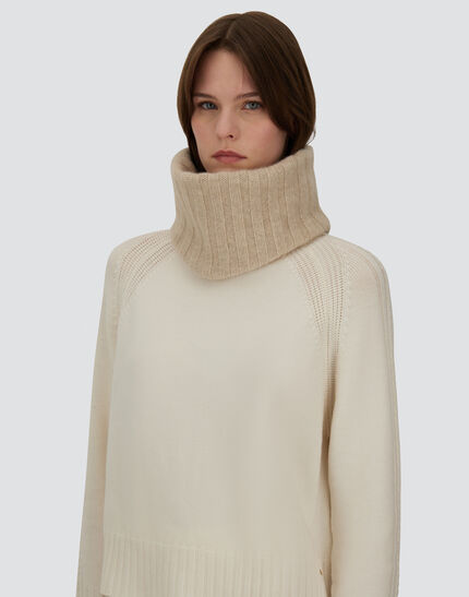 NECK WARMER IN PURE CASHMERE Chantilly