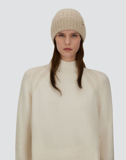 BEANIE IN PURE CASHMERE Chantilly
