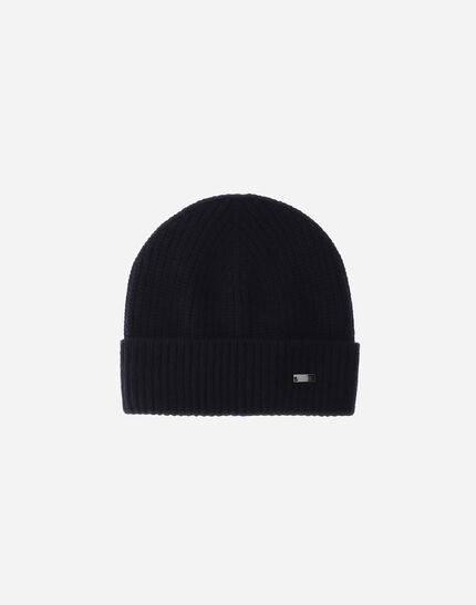 BEANIE IN PURE CASHMERE Dark Blue