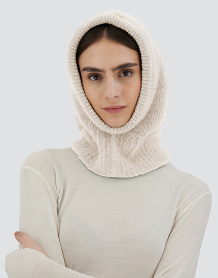 BALACLAVA IN PLAIN ALPACA WOOL Chantilly