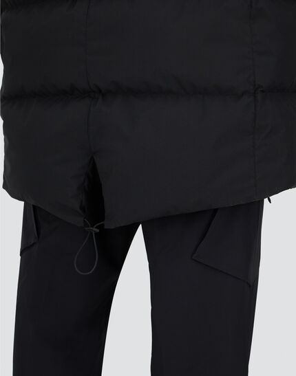 LONG PARKA IN 2-LAYER WINDSTOPPER Black