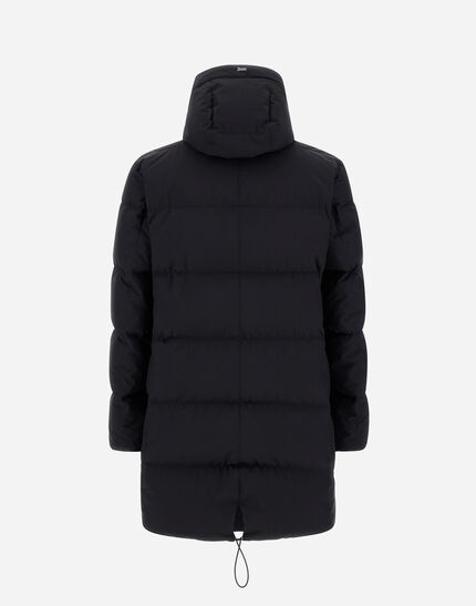 LONG PARKA IN 2-LAYER WINDSTOPPER Black