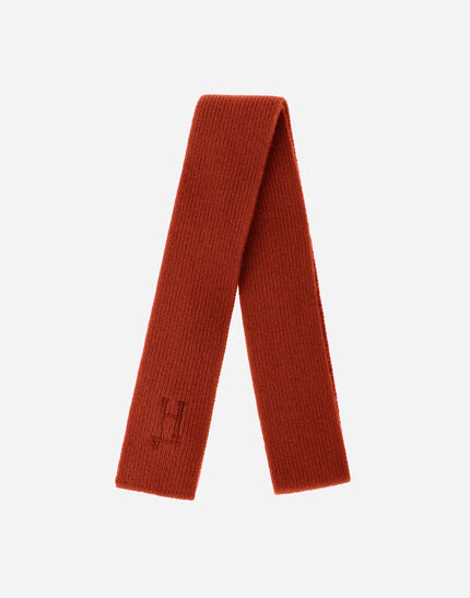 SCARF IN PLAIN WOOL G.5 Orange