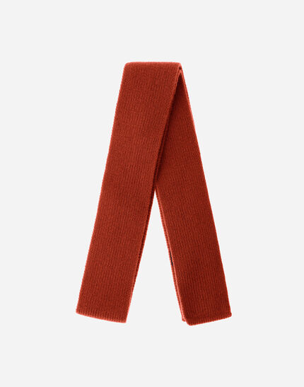 SCARF IN PLAIN WOOL G.5 Orange