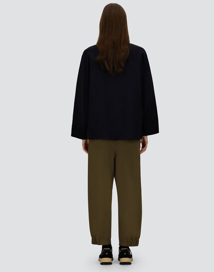 JACKET IN FLUID WOOL AND NYLON ULTRALIGHT Navy Blue 5 JACKET IN FLUID WOOL AND NYLON ULTRALIGHT Navy Blue