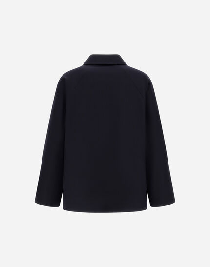 JACKET IN FLUID WOOL AND NYLON ULTRALIGHT Navy Blue 7 JACKET IN FLUID WOOL AND NYLON ULTRALIGHT Navy Blue