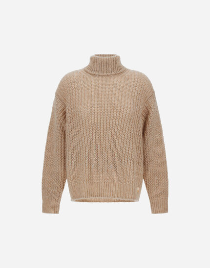 SWEATER IN BRIGHT WOOL BLEND Chantilly