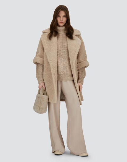 SWEATER IN BRIGHT WOOL BLEND Chantilly