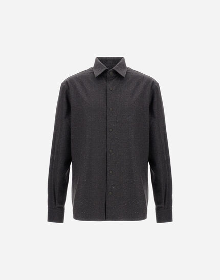 RESORT SHIRT IN WOOL KNICKERBOCKER Iron