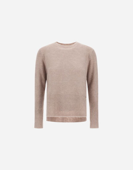 SWEATER IN ALPACA WOOL G.7 Chantilly