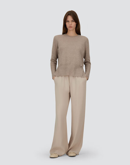 SWEATER IN ALPACA WOOL G.7 Chantilly
