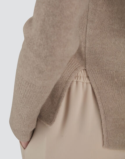 SWEATER IN ALPACA WOOL G.7 Chantilly
