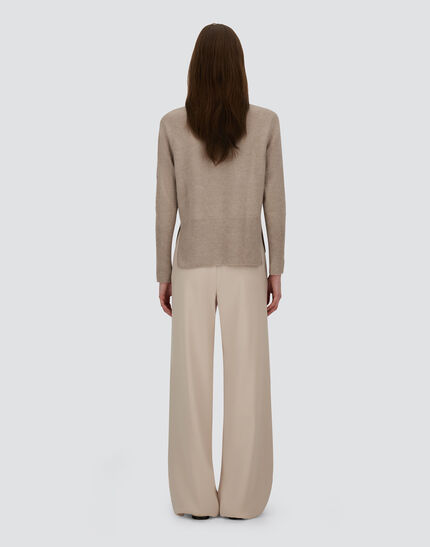 SWEATER IN ALPACA WOOL G.7 Chantilly