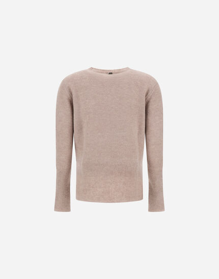 SWEATER IN ALPACA WOOL G.7 Chantilly